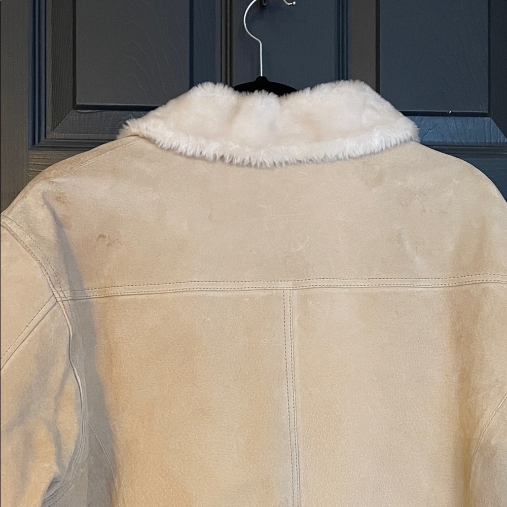 Chic Beige Teddy Jacket - Picture 7 of 9